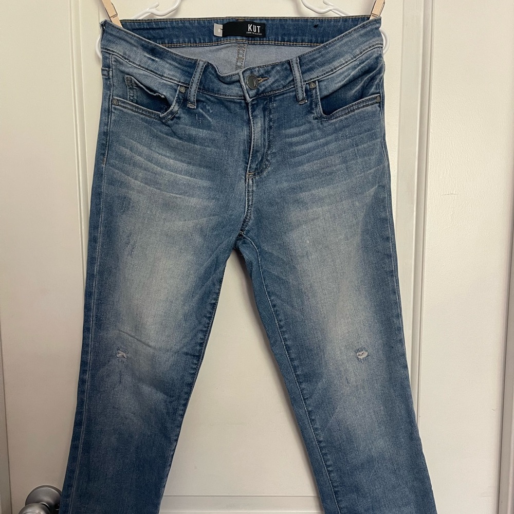 Kut from the Kloth REESE Ankle Straight Leg Jeans :: Size 6
